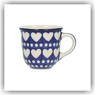 Bunzlau Tulp espresso beker 70ml (1377) - Blue Valentine (375E)