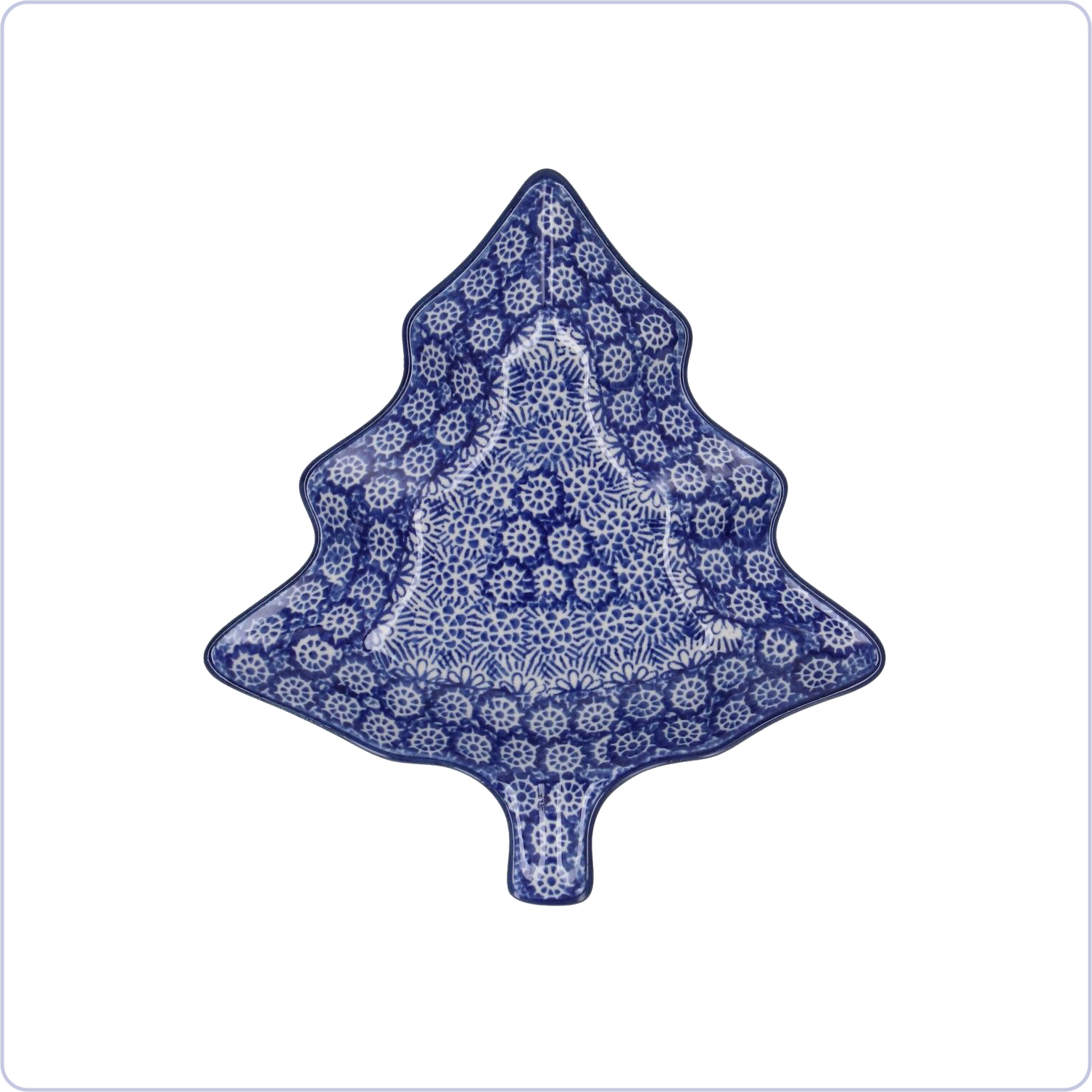 Bunzlau Kerstboom schaaltje/bordje (1926)