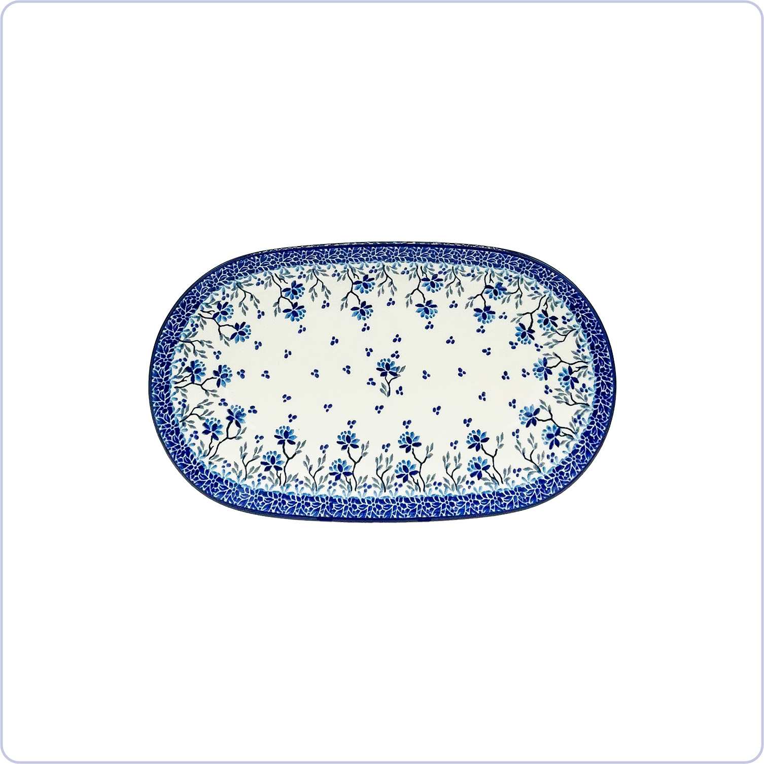 Bunzlau Ovale schotel 30,5x18cm (2671)