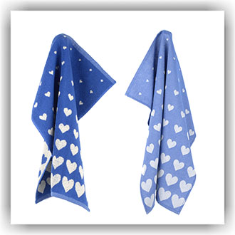 0084 Setje Hearts hardblauw