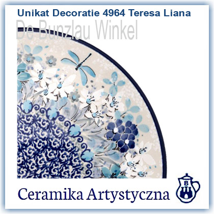 Bunzlau Cakebordje Ø12cm (102321) - U Teresa Liana (4964)