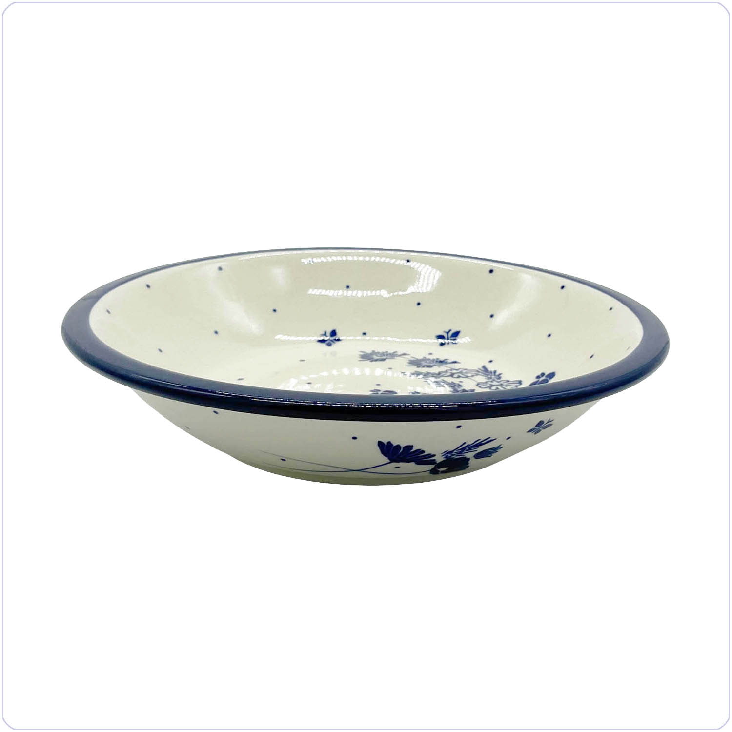 Bunzlau Diep bord zonder platte rand (1026) -  (2880)