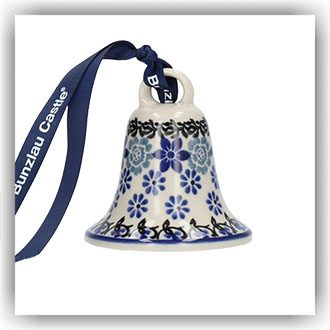 Bunzlau Kerstboomhanger bel large (1029) - Belle Fleur (1829)