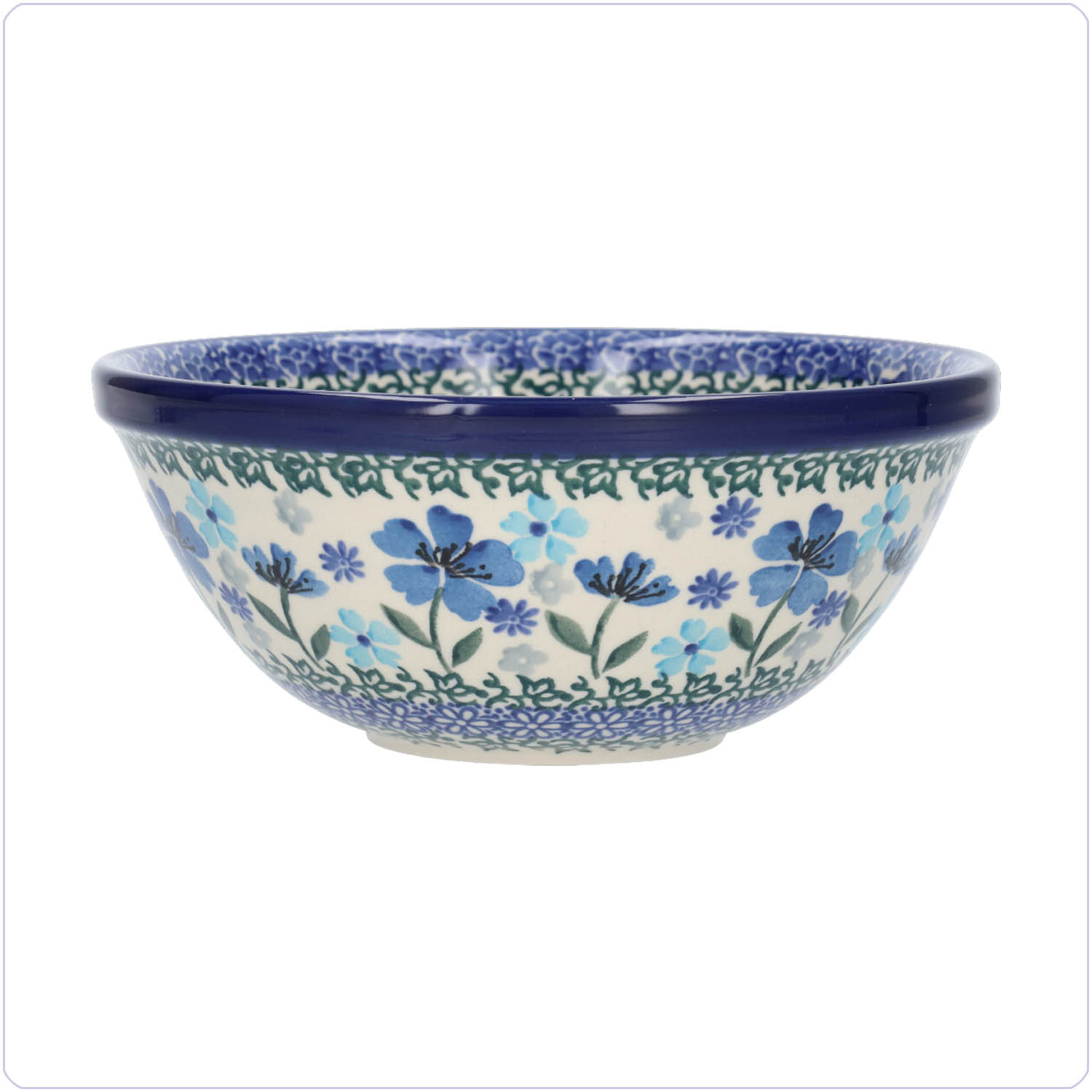 Bunzlau Diep bakje 800ml Ø17 (1058) - Blossom Blue (3507)