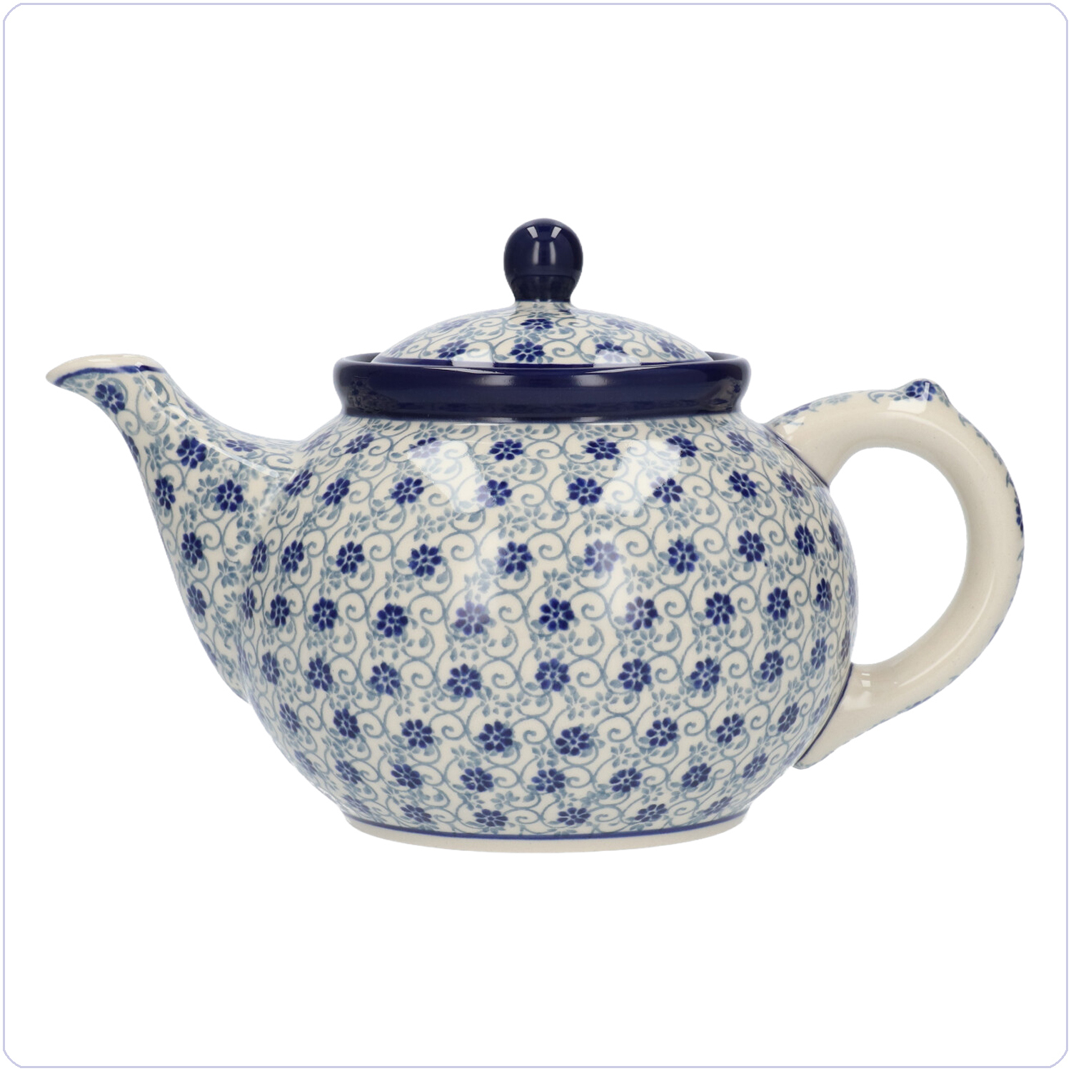 Bunzlau Theepot 1300ml (1060) - Flower Fountain (2068)