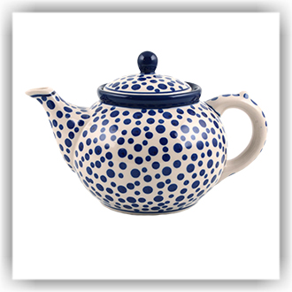 Bunzlau Theepot 1,3ltr (1060) - Crazy Dots (1813)