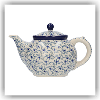 Bunzlau Theepot 1,3ltr (1060) - Blue Olive (2506)