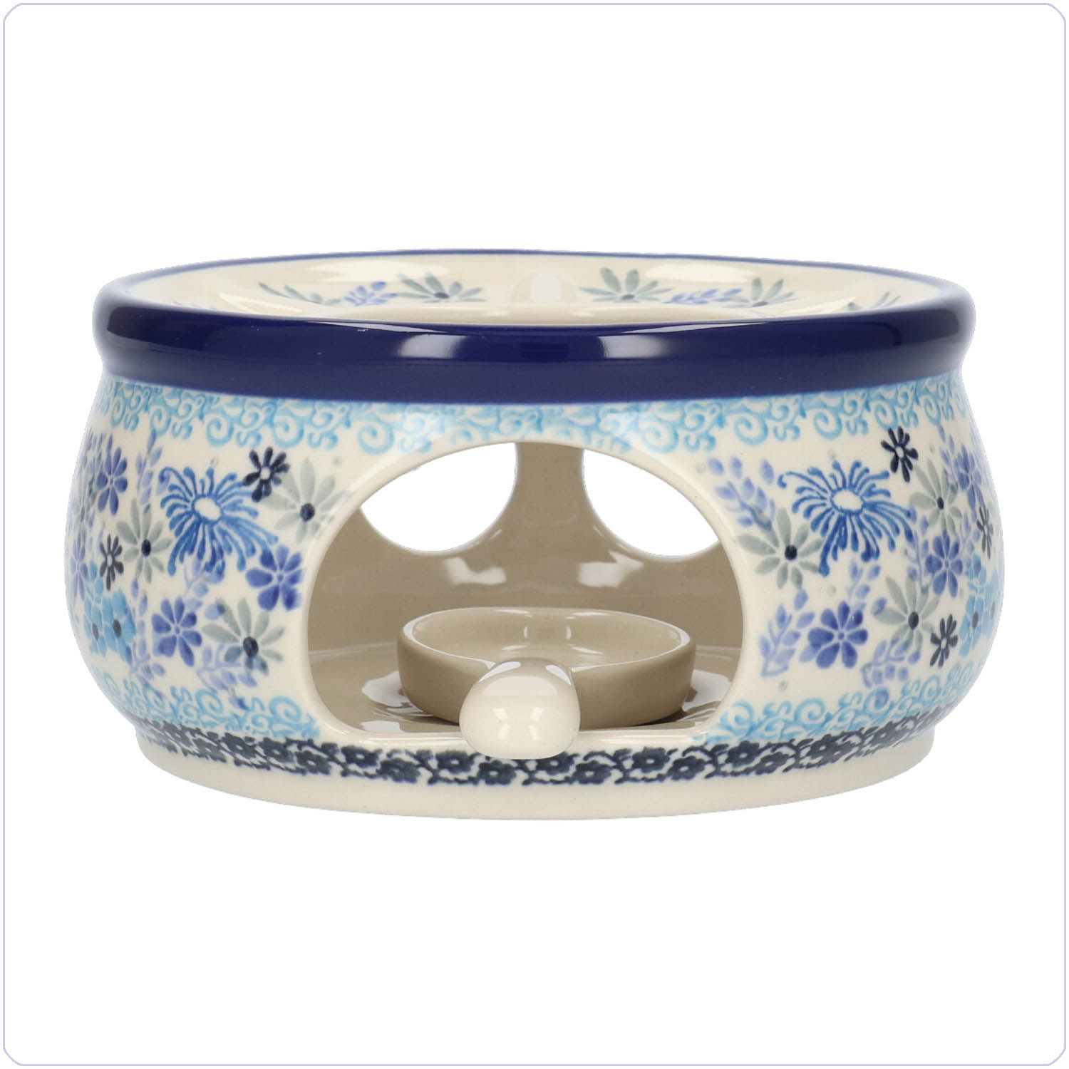 Bunzlau Theelicht/stoof Ø 15cm (1063) - Little Meadow (3503)