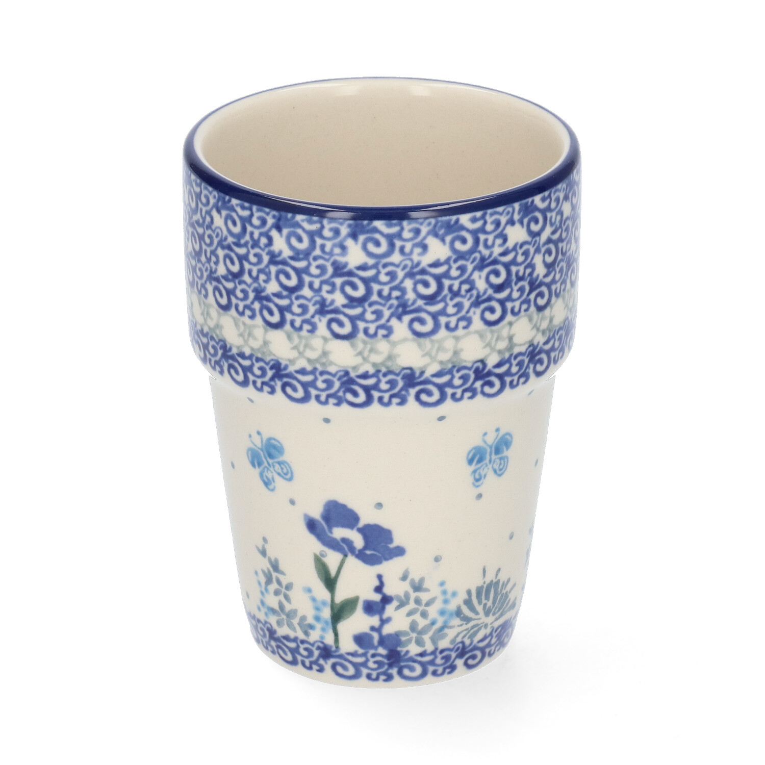 Bunzlau Melkbeker 240ml (1071) - Flower Meadow (3302)