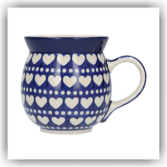 Bunzlau Bolle XL Mok 500ml (1073) - Blue Valentine (375E)