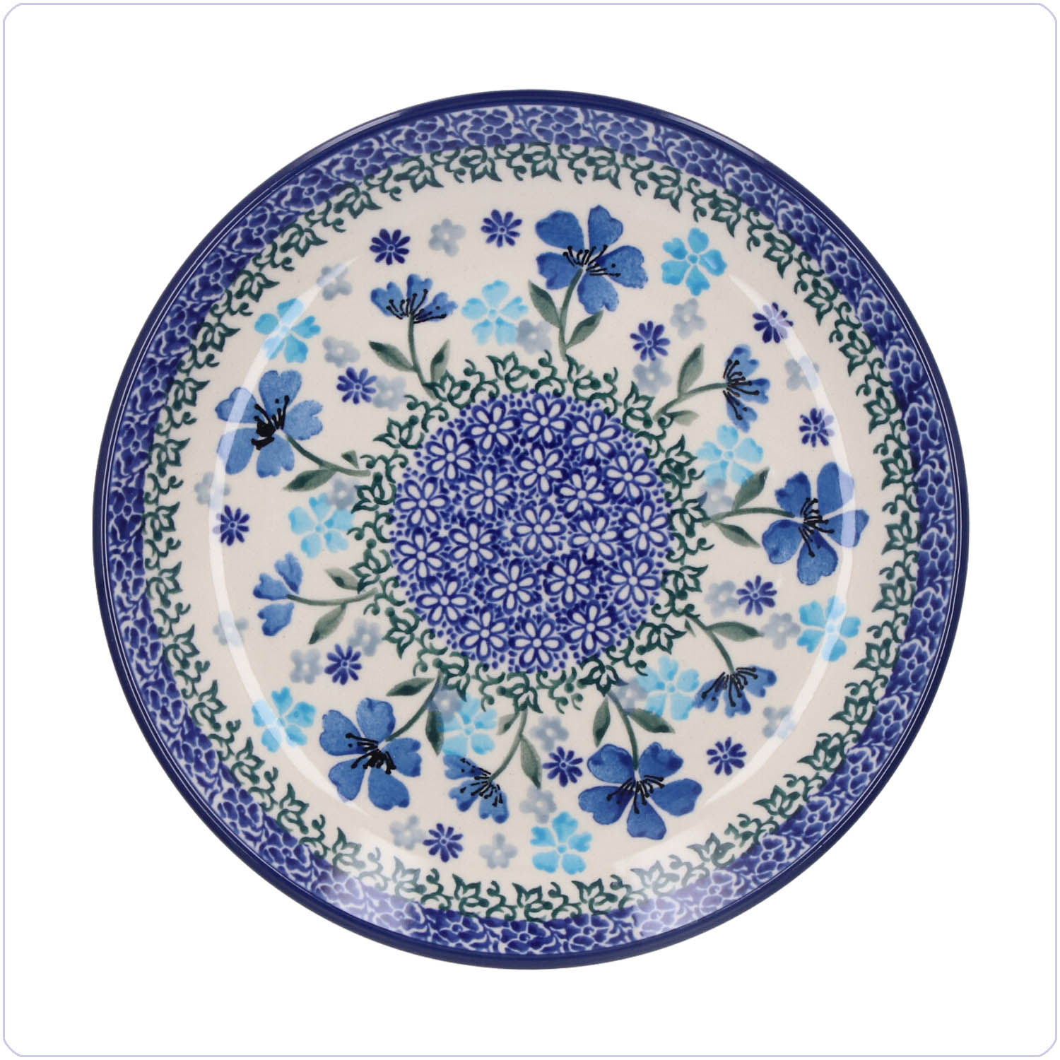 Bunzlau Ontbijtbord Ø20cm (1086) - Blossom Blue (3507)