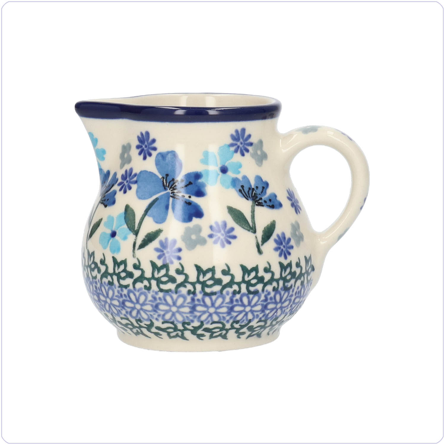 1091 Schenkkannetje 180ml Decor 3507 Blossom Blue (zelfde decor als setje)