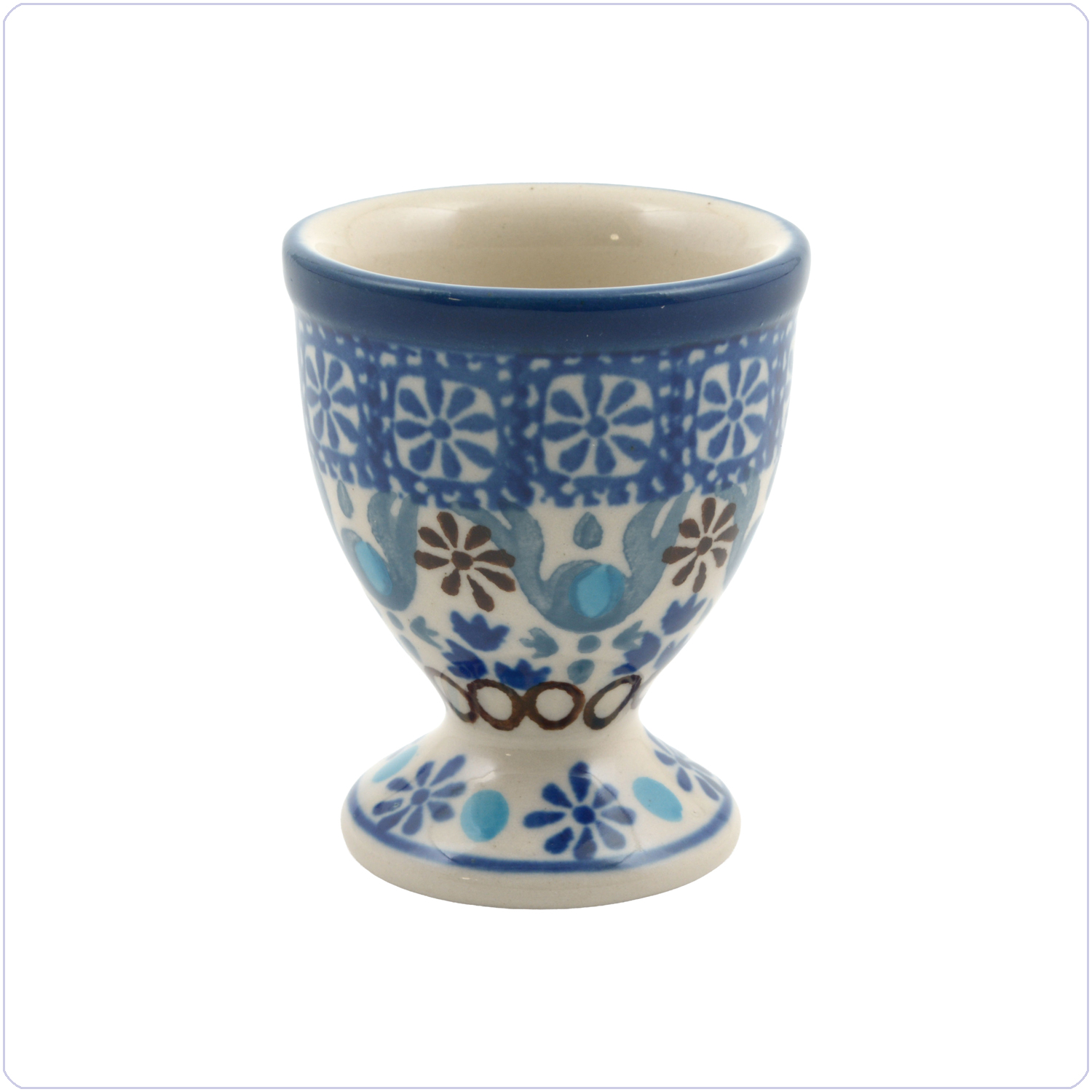 Bunzlau Eierdop op voetje (1106) - Seville (2184)