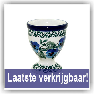 Bunzlau Eierdop op voetje (1106) - Blue Violin (2273)