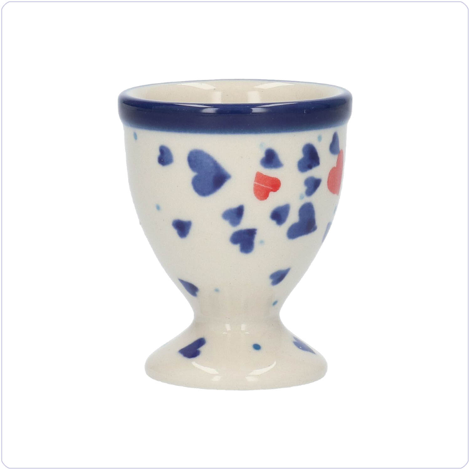 Bunzlau Eierdop op voetje (1106) - Love (3474)