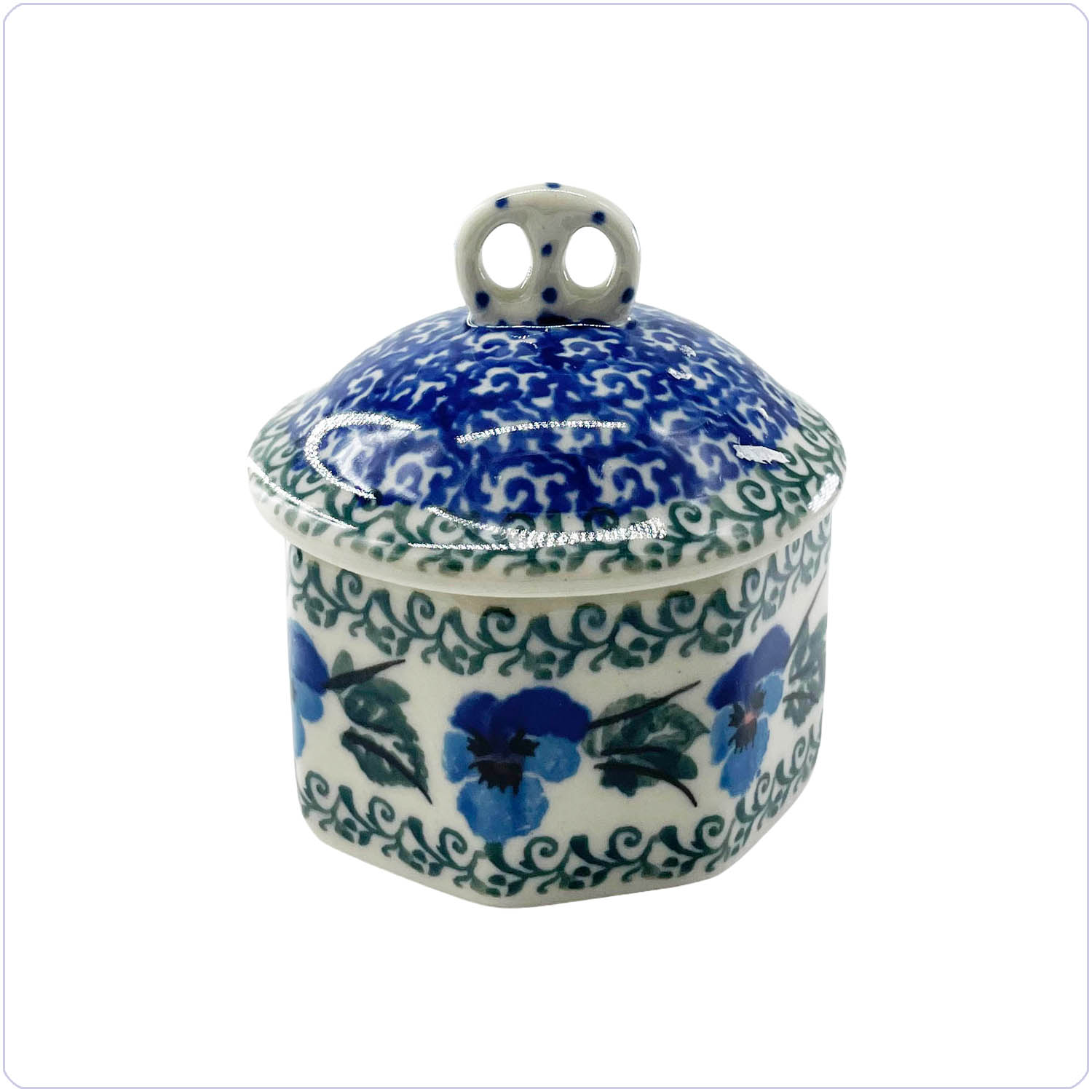 Bunzlau Mini koektrommel (1110) - Blue Violin (2273)