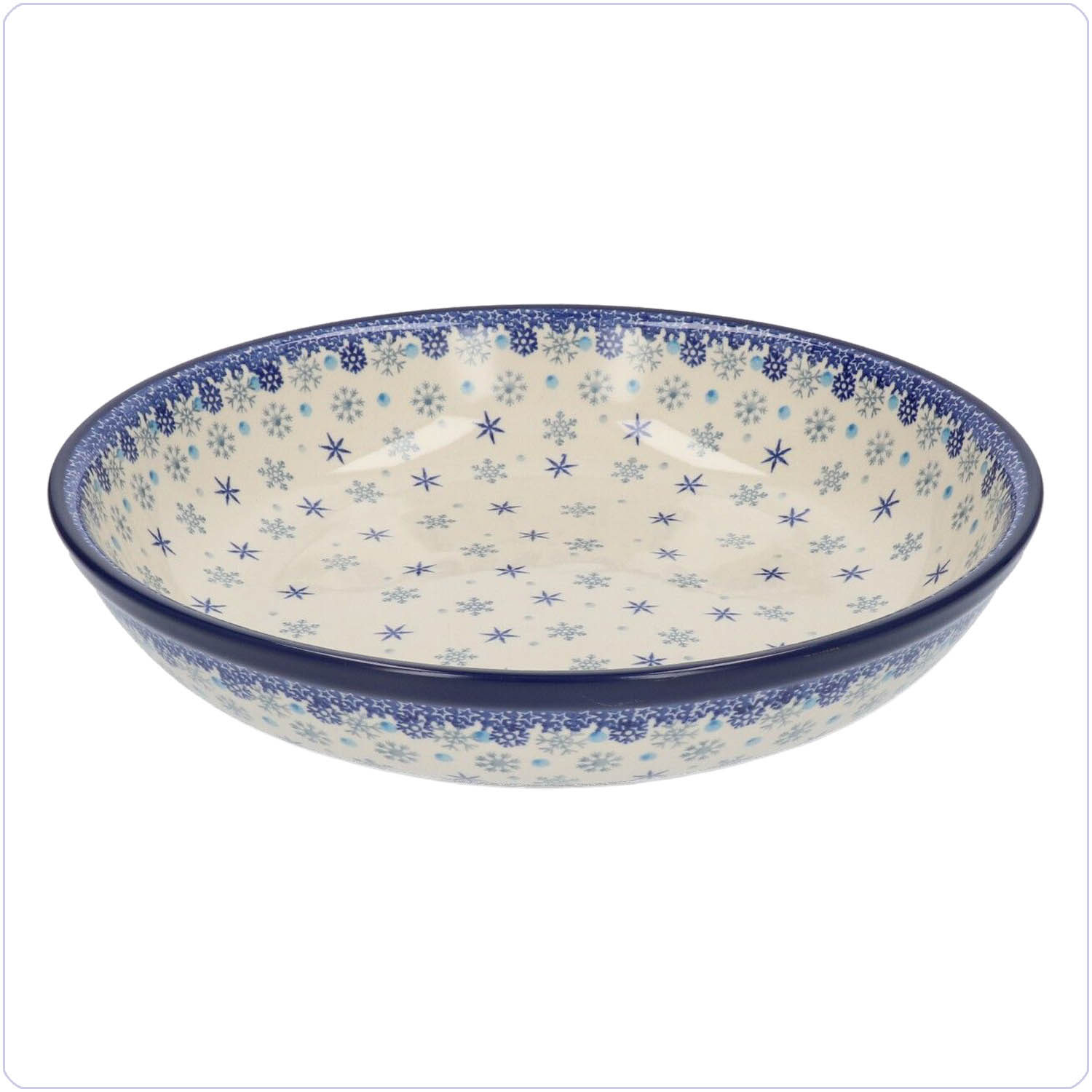 Bunzlau Lage schaal 3250ml Ø32 (1115) - Ice Stars (2974)