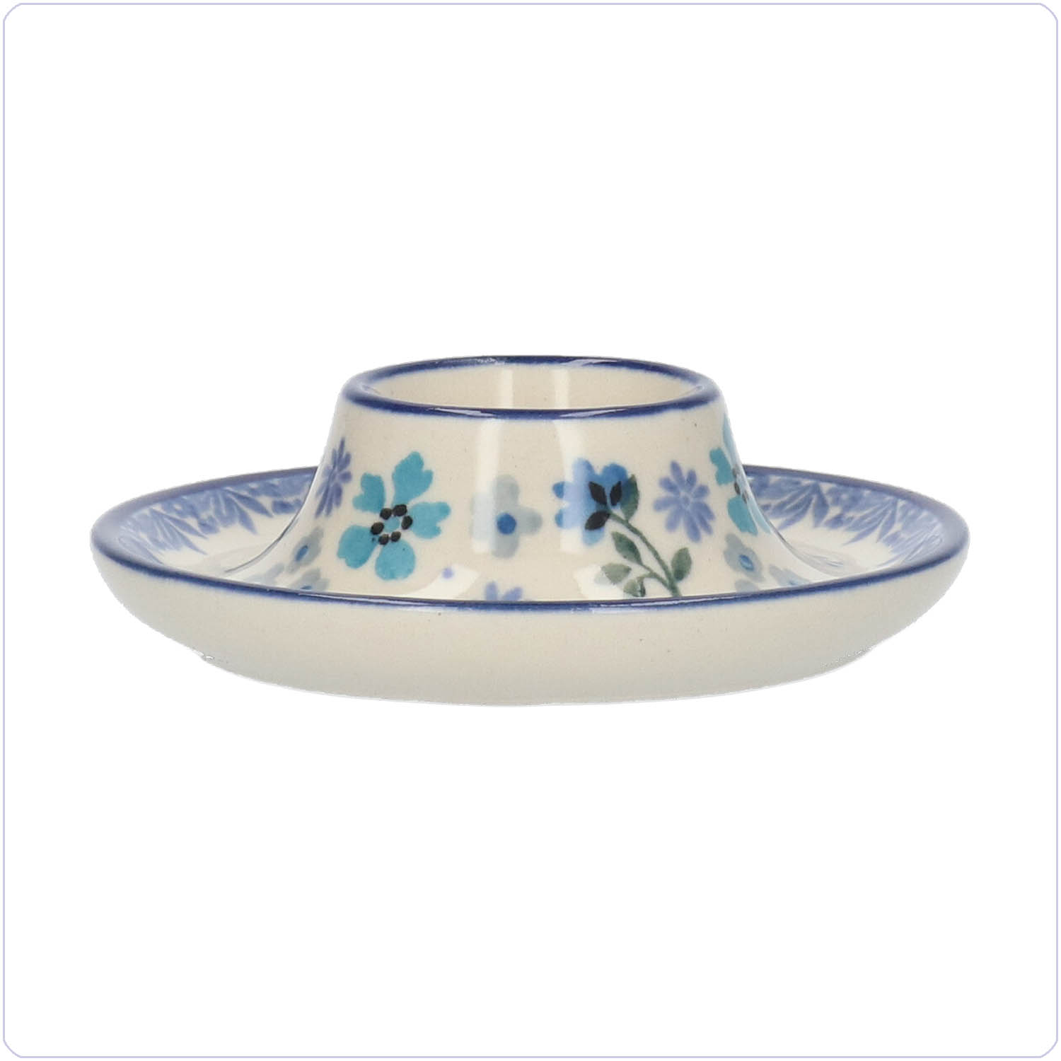 Bunzlau Platte eierdop (1145) - Wild Daisy (3502)