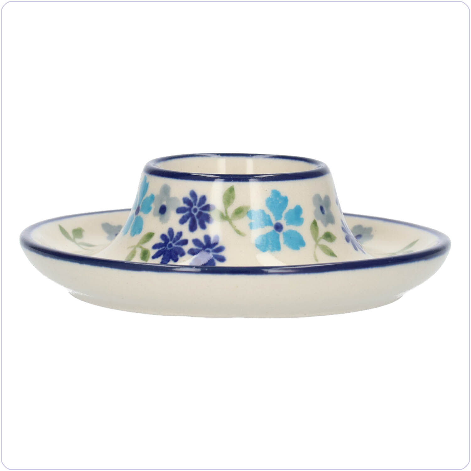 Bunzlau Platte eierdop (1145) - Blossom Field (3509)