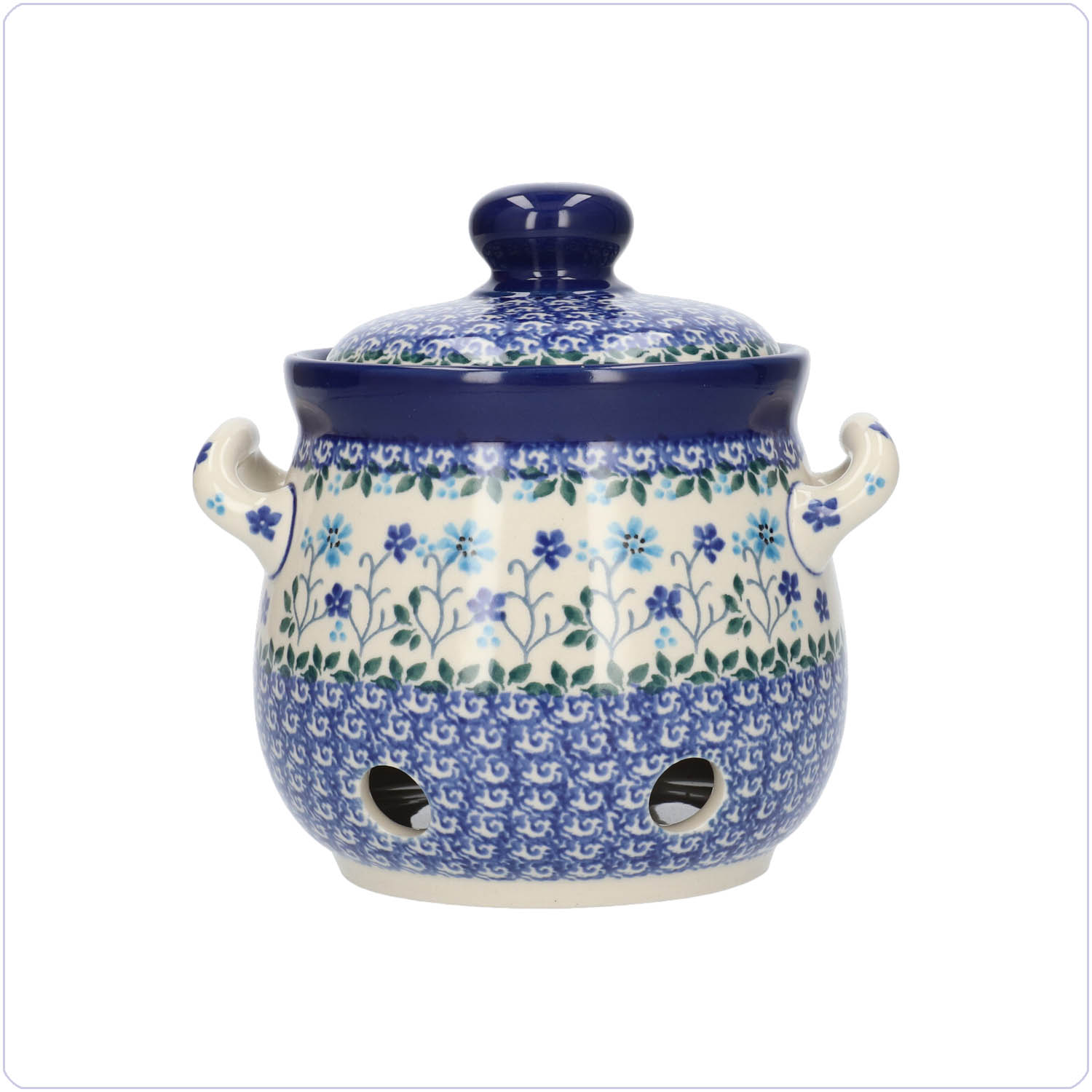 Bunzlau Knoflookpot 15 cm hoog (1179) - Spring Hill (2785)