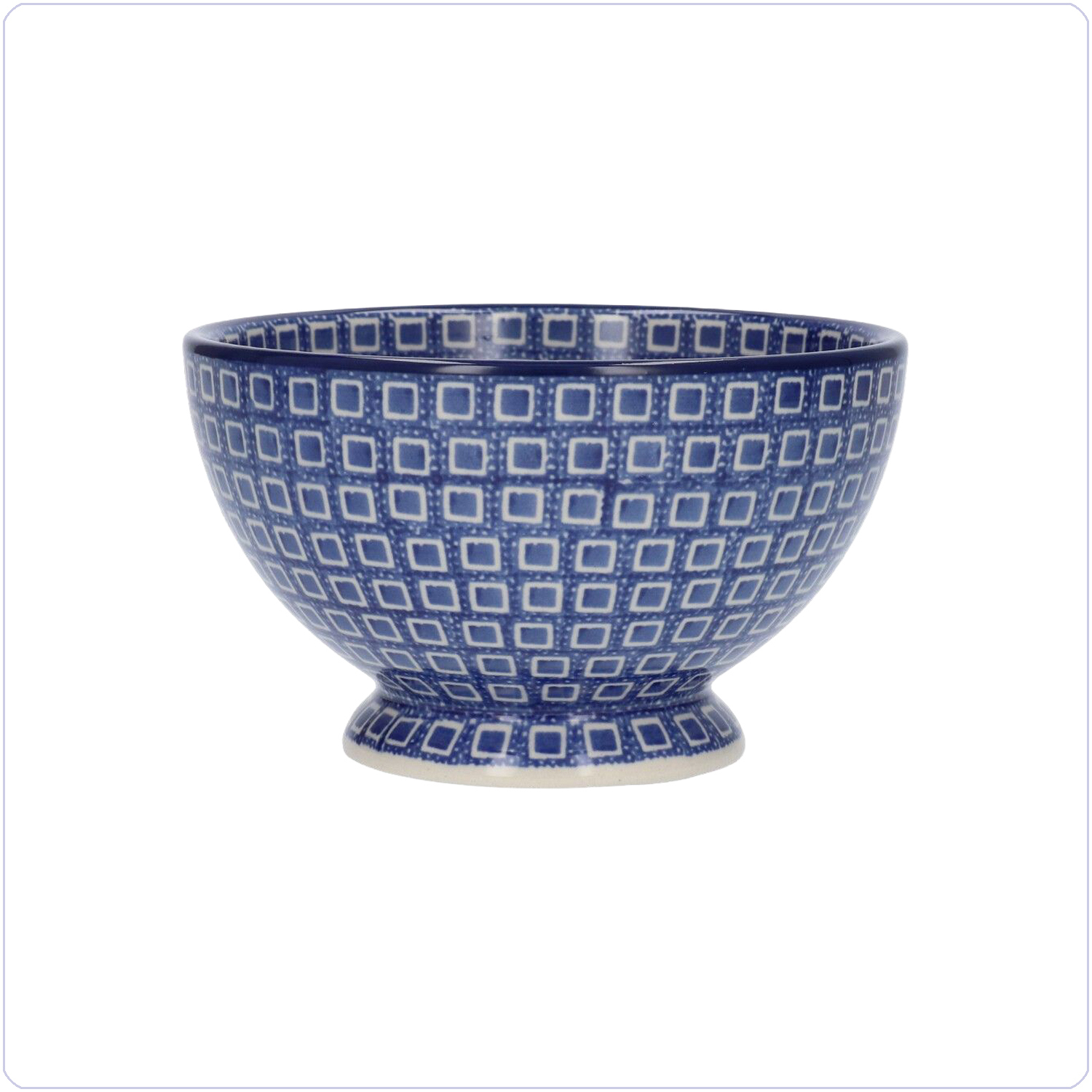 Bunzlau Schaaltje voet 630ml Ø14,5 (1206) - Blue Diamond (2253)