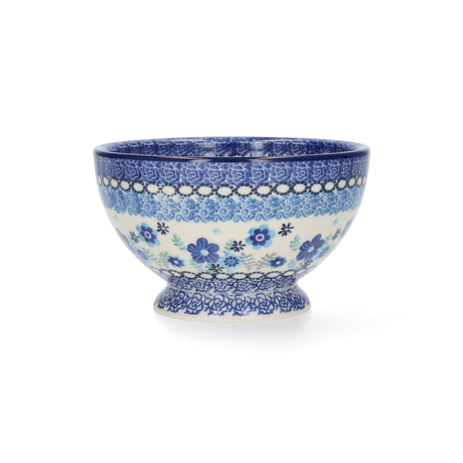 Bunzlau Schaaltje voet 630ml Ø14,5 (1206) - Floral Ballet (3397)