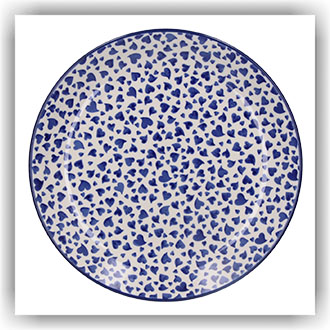Bunzlau Dinerbord Ø26,5cm (1223) - Dancing Hearts (3411)