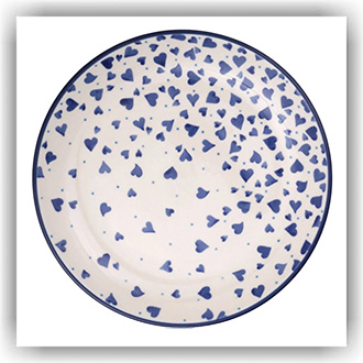 Bunzlau Dinerbord Ø25,5cm (1257) - Hearts (2874)