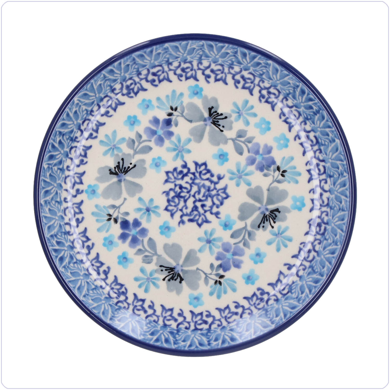 Bunzlau Gebaksbordje Ø16cm (1261) - Douce Fleur (3505)