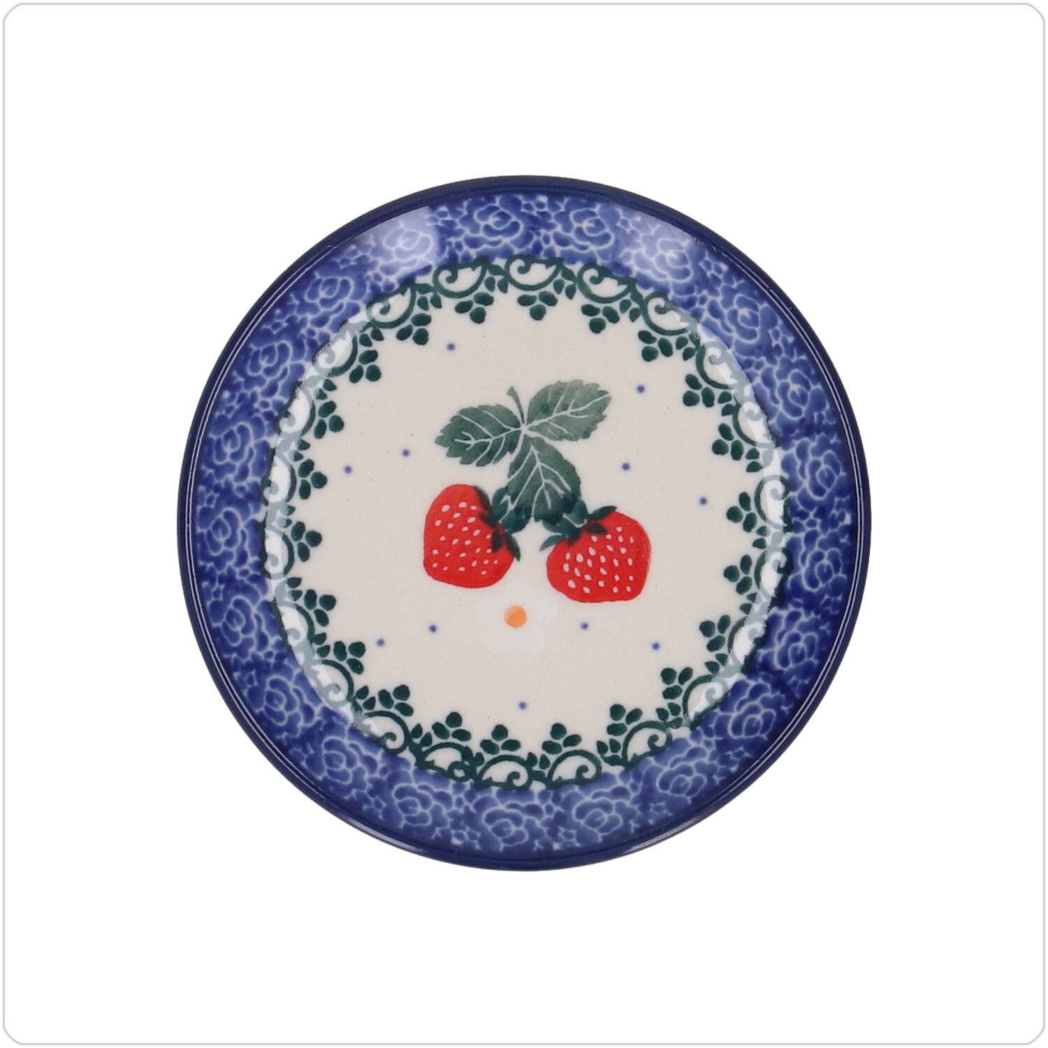 Bunzlau Theetipje Ø10cm (1262) - Strawberry. (3494)