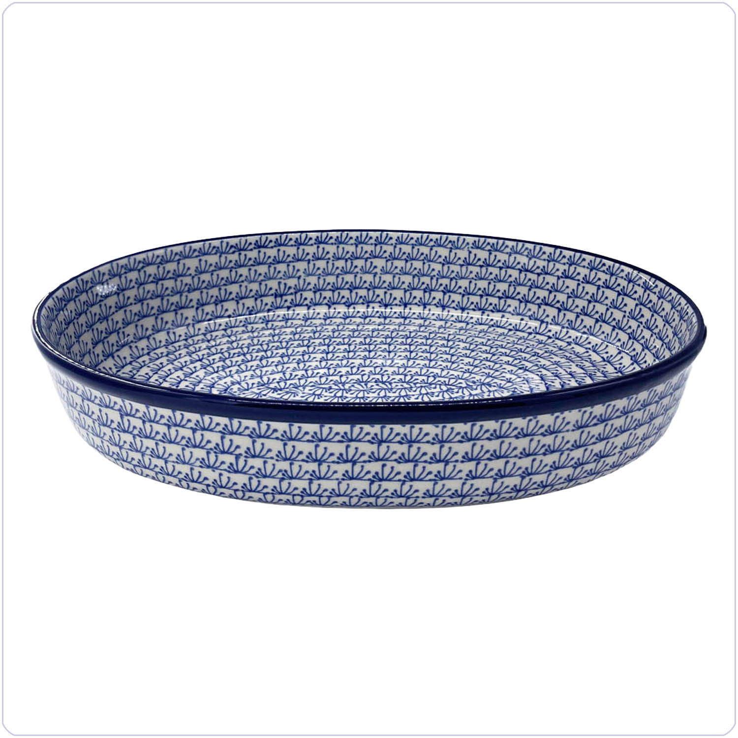 Bunzlau Ovale schaal 35x24cm (1296) -  (2981)