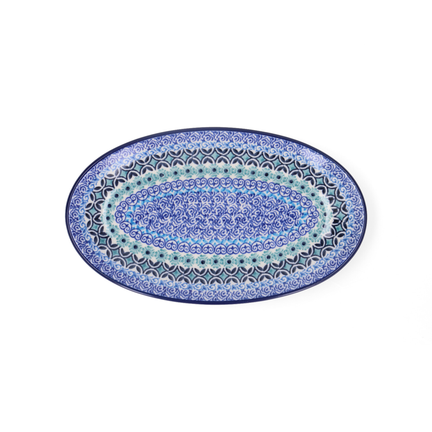 Bunzlau Ovaal bordje 21x12cm (1301) - Granada (3398)
