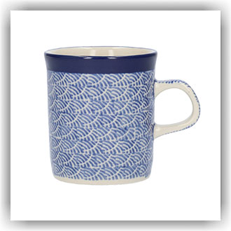 Bunzlau Rechte beker 150ml (1328) - Waves (2965)