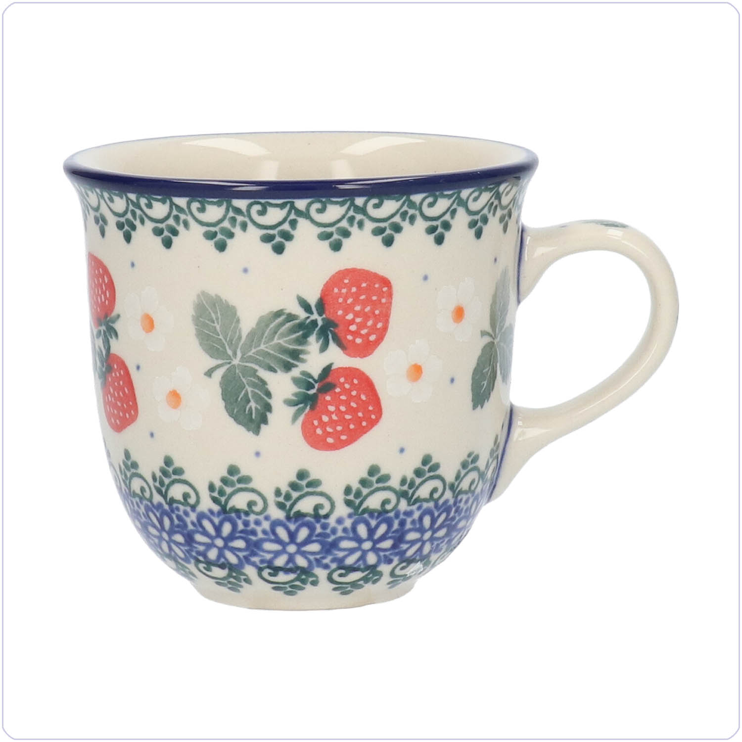 Bunzlau Tulp senseo mok 200ml (1342) - Strawberry. (3494)