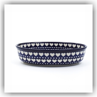 1351 Ovale ovenschaal 13x21cm
375E Blue Valentine