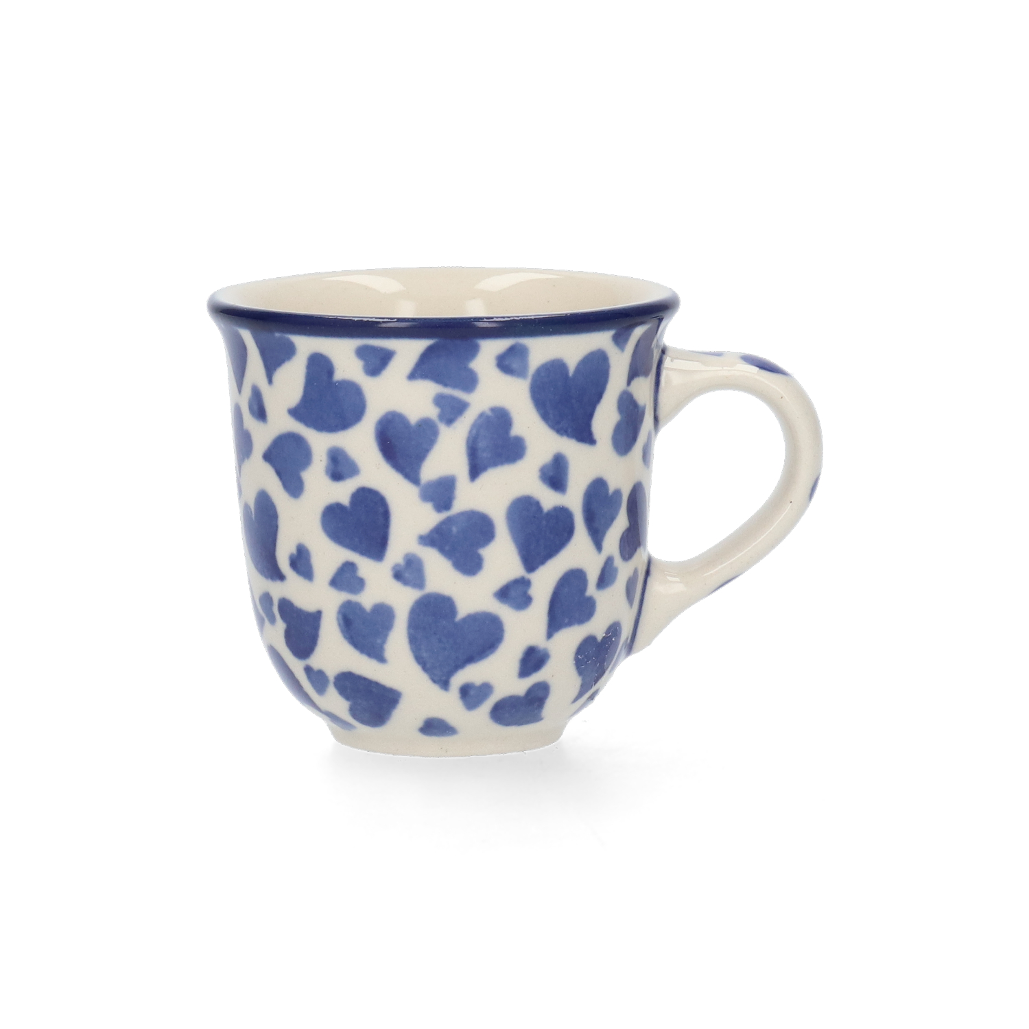 Bunzlau Tulp espresso beker 70ml (1377) - Dancing Hearts (3411)