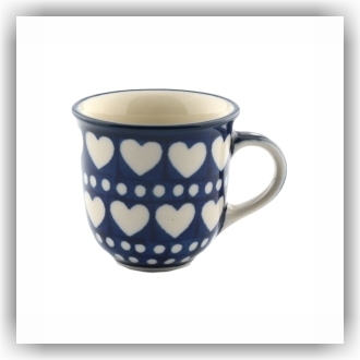 Bunzlau Tulp espresso beker 70ml (1377) - Blue Valentine (375E)