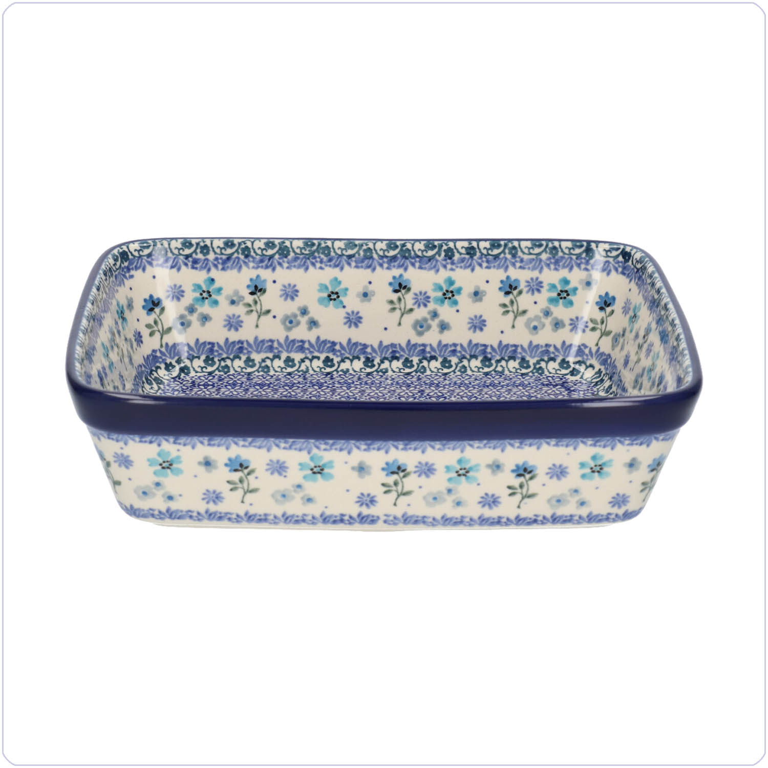 Bunzlau Ovenschaal 19x24cm (1404) - Wild Daisy (3502)