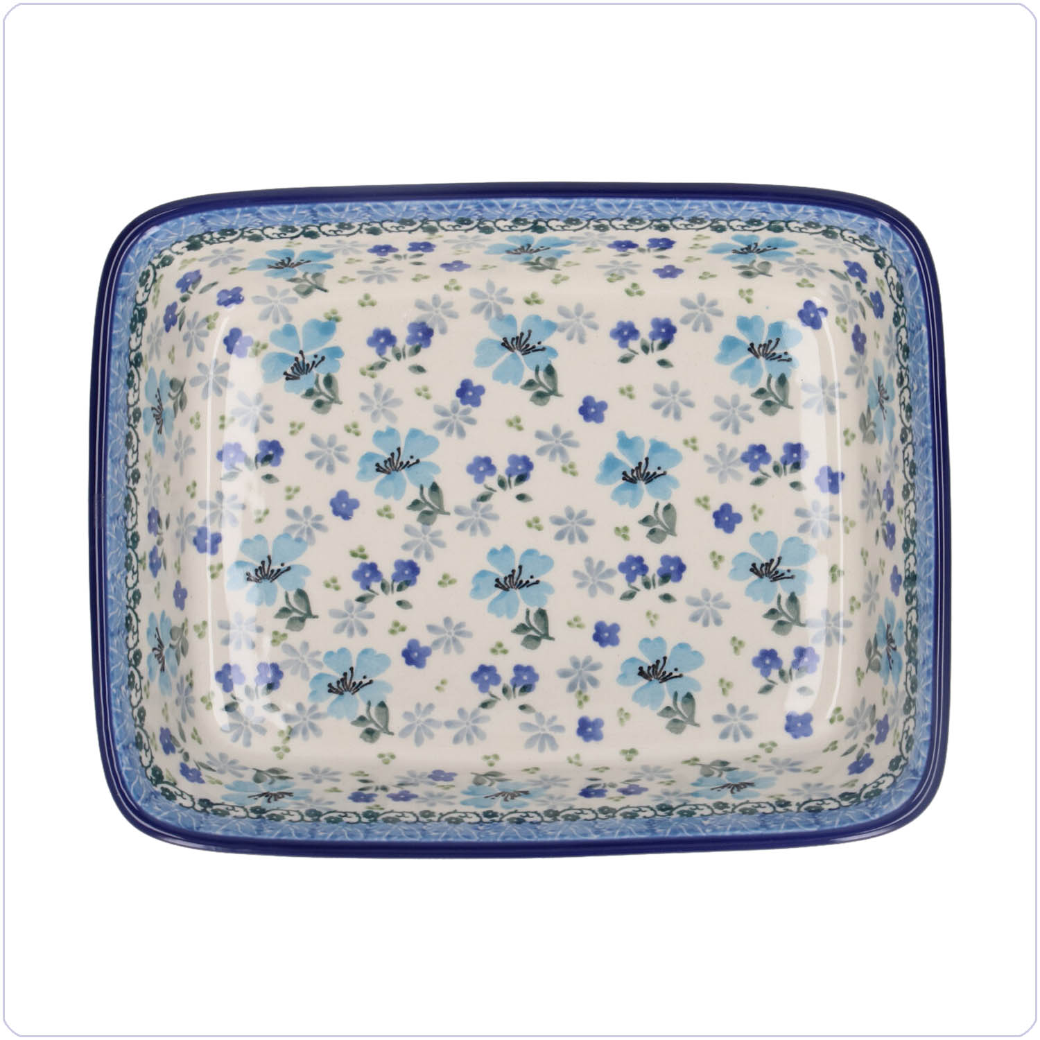 Bunzlau Ovenschaal 19x24cm (1404) - Hidden Garden (3504)