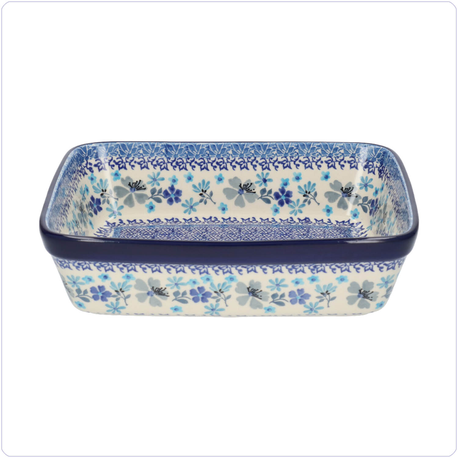 Bunzlau Ovenschaal 19x24cm (1404) - Douce Fleur (3505)