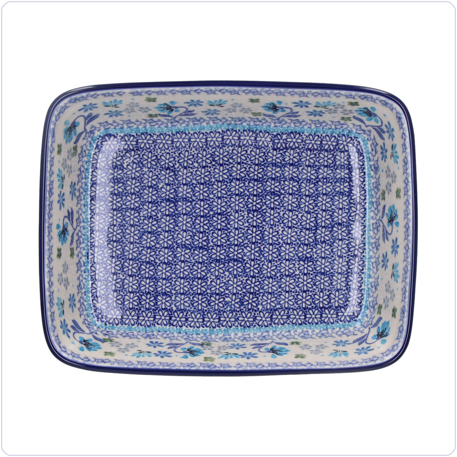 Bunzlau Ovenschaal 19x24cm (1404) - Floren (3506)
