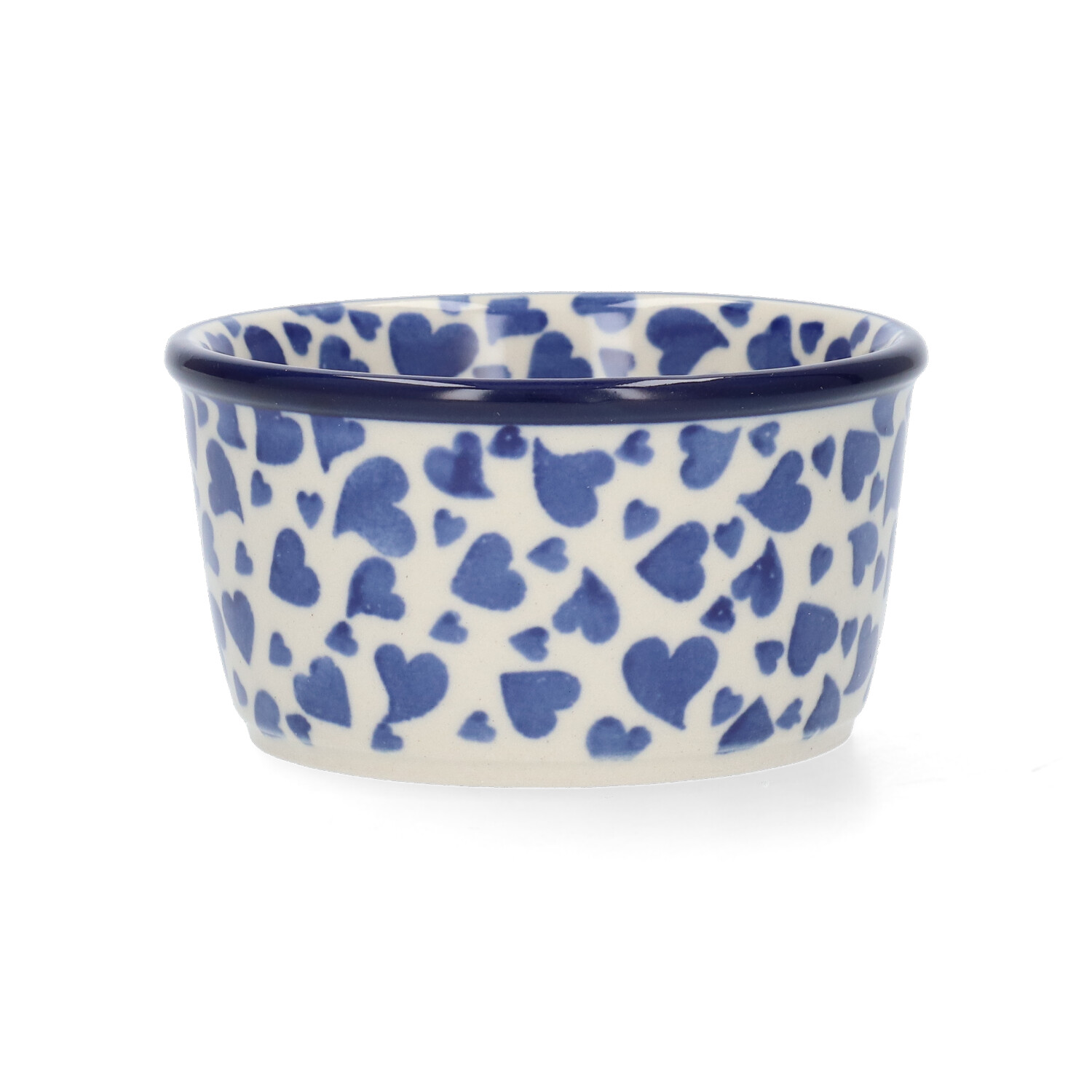 Bunzlau Ramekin bakje 190ml Ø9 (1409) - Dancing Hearts (3411)