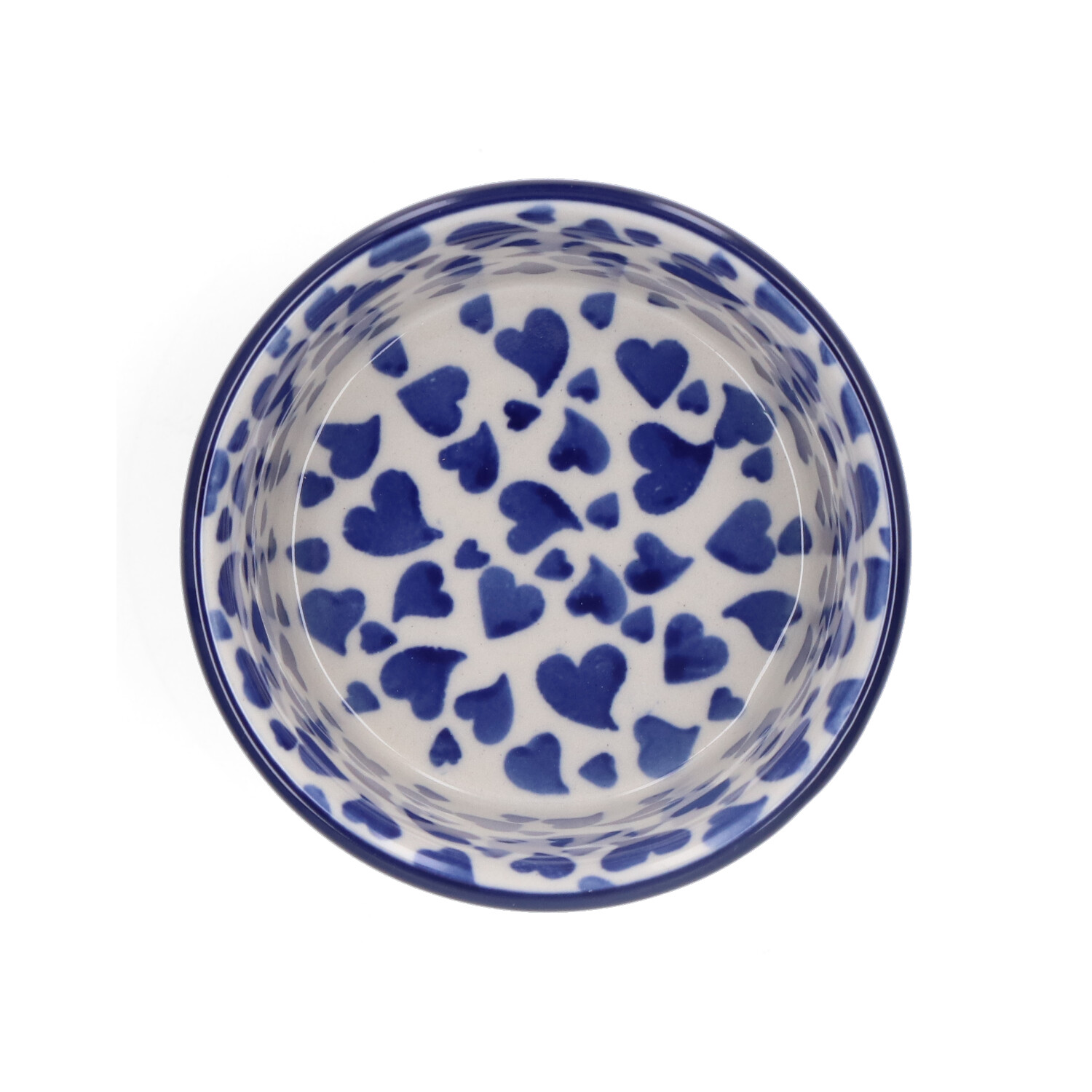 Bunzlau Ramekin bakje 190ml Ø9 (1409) - Dancing Hearts (3411)