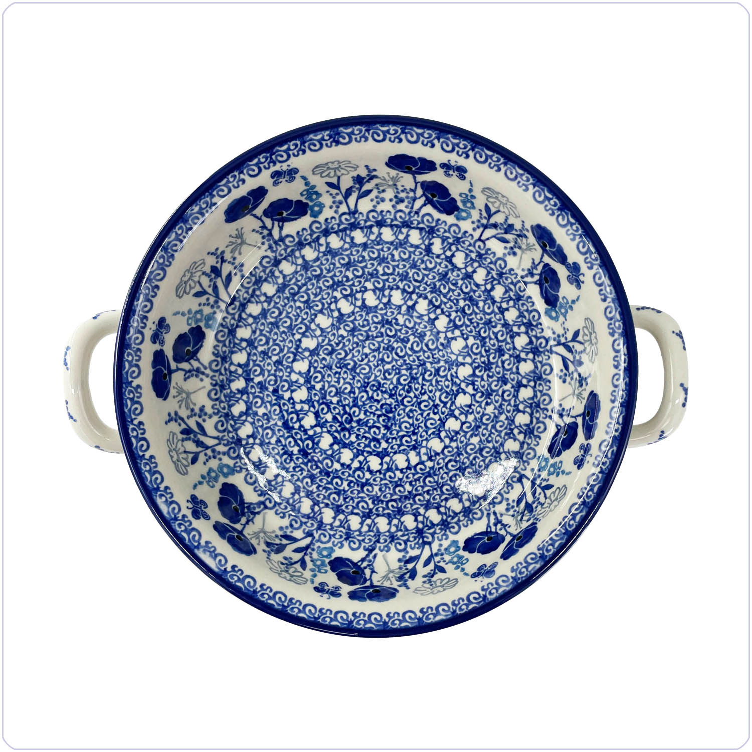 1419 Ronde ovenschaal Ø21cm<br />2902 Garden of Joy