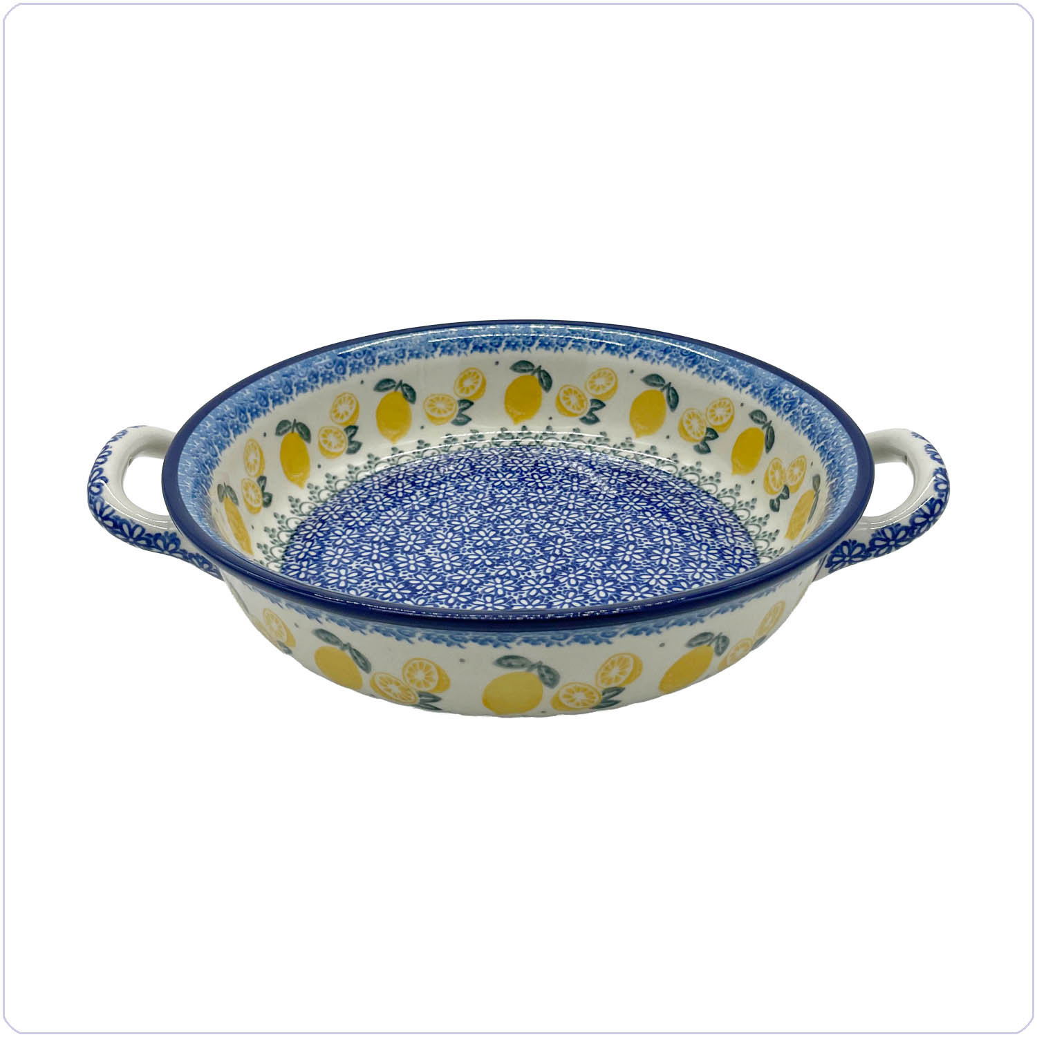 Bunzlau Ronde ovenschaal Ø21cm (1419) - Lemons (3495)