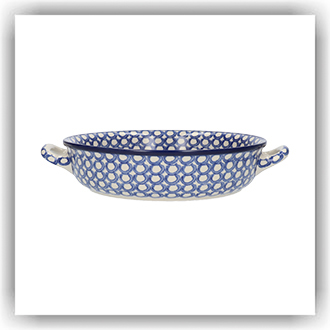 Bunzlau Ronde ovenschaal Ø26cm (1420) - Pearls (2403)