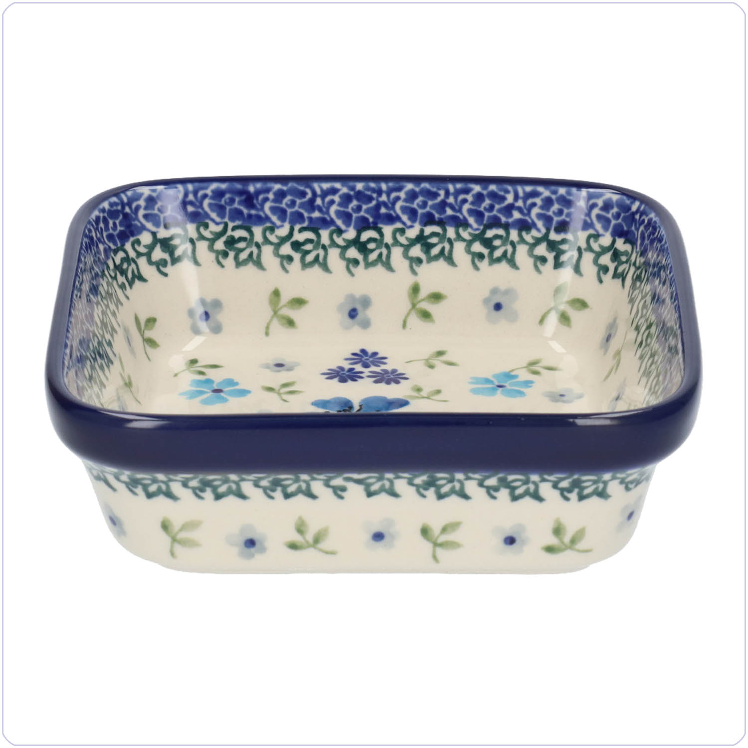 Bunzlau Vierkant bakje 350ml 13x13 (1429) - Blossom Field (3509)