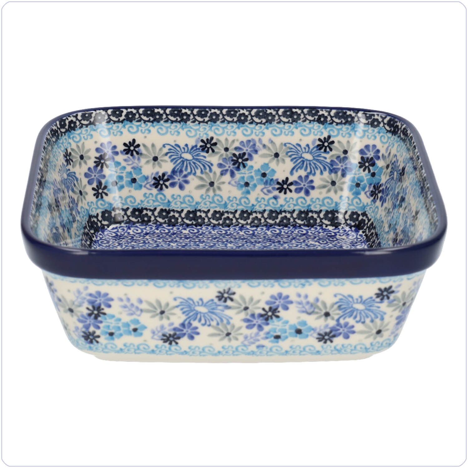 Bunzlau Ovenschaal 19x19cm (1430) - Little Meadow (3503)