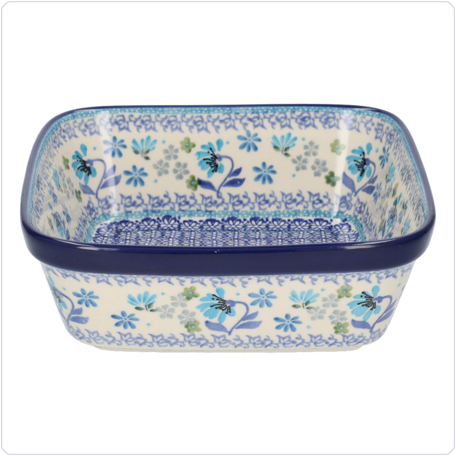 Bunzlau Ovenschaal 19x19cm (1430) - Floren (3506)