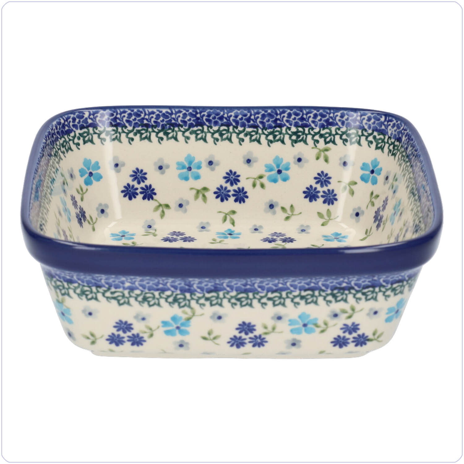 Bunzlau Ovenschaal 19x19cm (1430) - Blossom Field (3509)